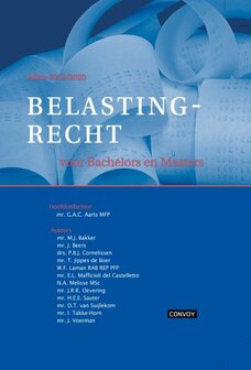 Belastingrecht Bachelors Masters 2019-2020 | 9789463171687