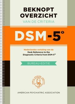 Beknopt overzicht van de criteria DSM-5 | 9789089532251