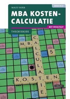 MBA kostencalculatie Theorieboek | 9789463170871