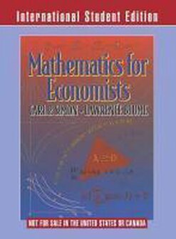 Mathematics for Economists | 9780393117523