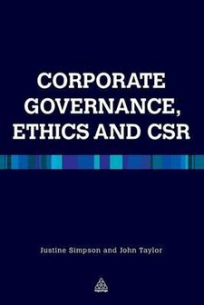 Corporate Governance Ethics and CSR | 9780749463854