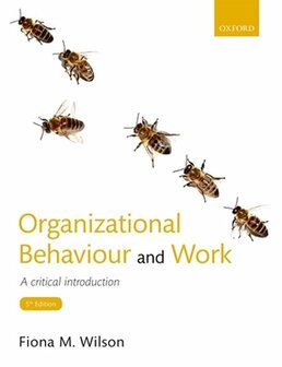 Organizational Behaviour and Work | 9780198777137