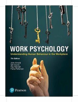 Work Psychology | 9781292269436