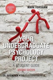 Your Undergraduate Psychology Project | 9780470669983