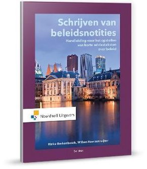 Schrijven van beleidsnotities | 9789001875350