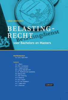 9789463172080 | Belastingrecht voor Bachelors en Masters 2020|2021 Opgavenboek