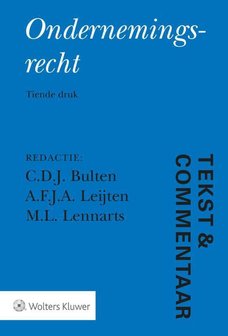 Tekst &amp; Commentaar - Ondernemingsrecht | 9789013155884