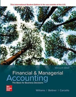 ISE Financial &amp; Managerial Accounting | 9781260575576