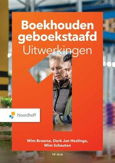 Boekhouden geboekstaafd 1 uitwerkingen | 9789001301835