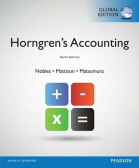 Horngren&#039;s Accounting, Global Edition | 9781292056517