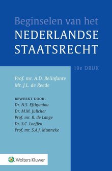 9789013146509 | Beginselen van het Nederlands staatsrecht