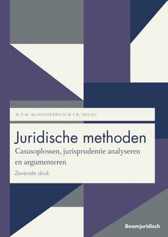 9789462900585 | Boom Juridische studieboeken - Juridische methoden