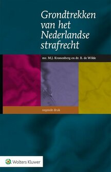 9789013166170 | Grondtrekken van het Nederlandse strafrecht