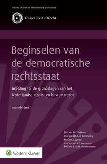 Beginselen van de democratische rechtsstaat | 9789013169645