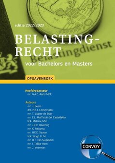 9789463173216 | Belastingrecht voor Bachelors en Masters Opgavenboek 2022-2023