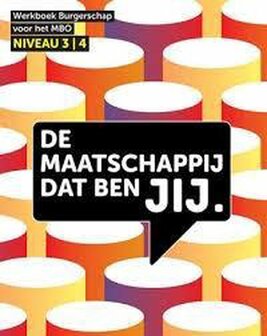 9789492620231 | Maatschappij - De maatschappij dat ben JIJ niveau 3-4