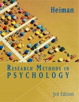 Research Methods In Psychology | 9780618170289