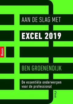 Aan de slag met Excel 2019 | 9789024401604