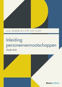 9789462909168 | Boom Juridische studieboeken - Inleiding personenvennootschappen