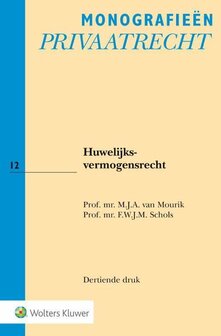 9789013144758 | Monografieen Privaatrecht 12 - Huwelijksvermogensrecht