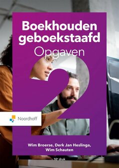 Boekhouden geboekstaafd 2 opgaven | 9789001018177