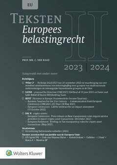 Teksten Europees belastingrecht 2023|2024 | 9789013172713