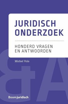 Q&amp;A Reeks - Juridisch onderzoek | 9789462908321