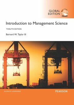 Introduction To Management Science | 9781292092911