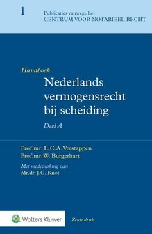 9789013150490 | Handboek Nederlands vermogensrecht bij scheiding Deel A