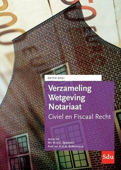 9789012406758 | Educatieve wettenverzameling - Verzameling Wetgeving Notariaat Editie 2021