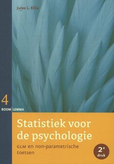 9789462360150 | Statistiek voor de psychologie 4 - Statistiek voor de psychologie deel 4