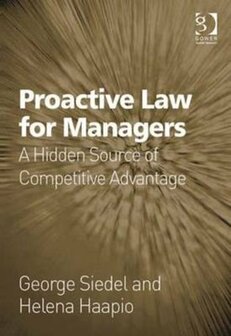 Proactive Law for Managers | 9781409401001